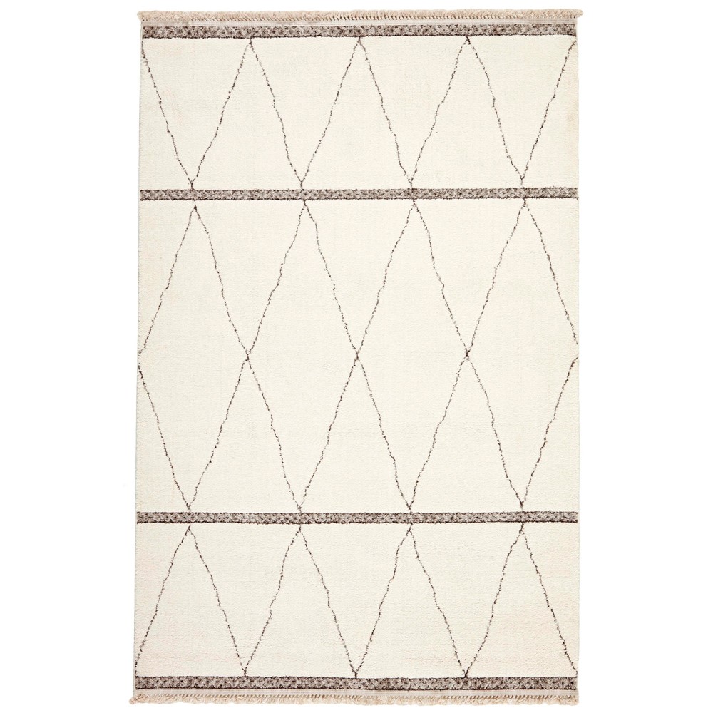 Savannah Moroccan Diamond BNDGF94A SVN24 Rug in Cream White